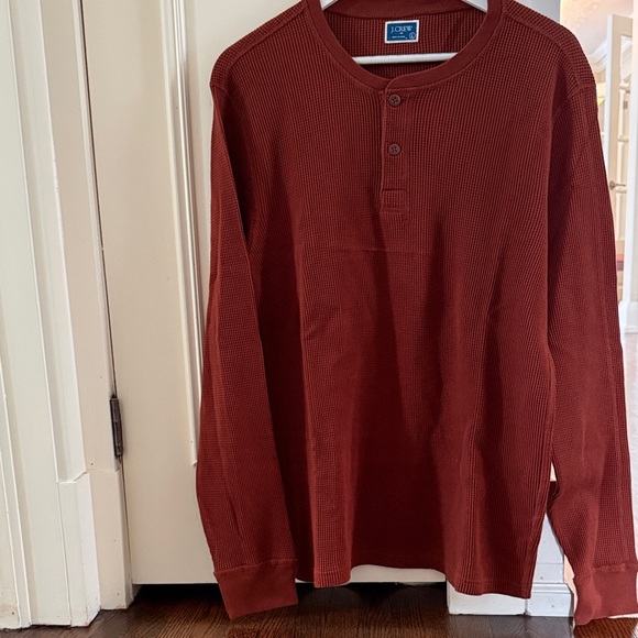 J. Crew Other - J. Crew Men's Long Sleeve Henley in Brown